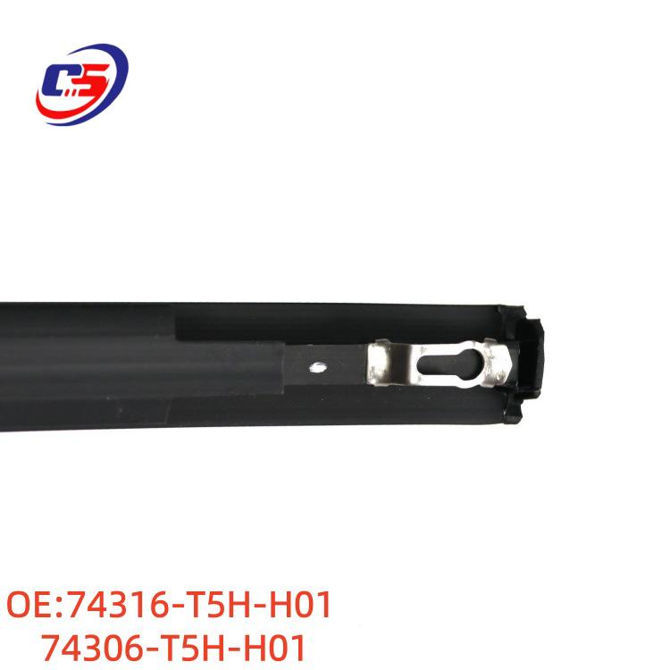 The 74306-T5H-H01 and 74316-T5H-H01 fit 2015-2020 Fit roof gutters.