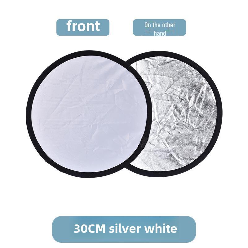 Двойная складная отражающая доска золотого и серебряного цвета: Портативный мягкий заполняющий свет для фотосъемки и прямых трансляций, для использования в помещении и на открытом воздухе