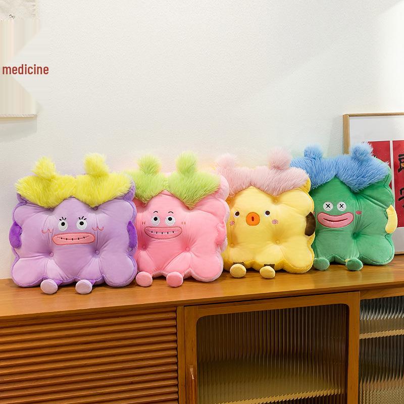 Мультяшная Милая Напольная Футон-Матрас - Подушка-Сиденье Татами для Эркерного Окна с Поддержкой Поясницы Дизайн Печенья