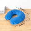 U-Shaped Inflatable Portable Neck Pillow For Car Travel, Slow Rebound U-Shaped Pillow For Neck Protection