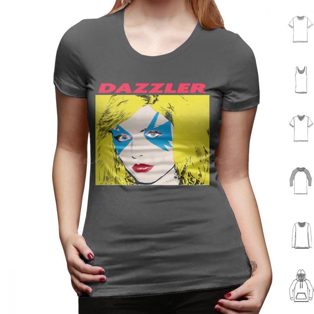 Dazzler T Shirt Big Size 100 Cotton Superhero Pop Star Star Album Cover Mash Up Pulp2pixel Mutant Dazzler X Men 1980 S