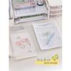 Side Open Test Paper Storage Box Two-in-One Student Only Test Paper Storage Handy Gadget Large Capacity Info Booklet with Pen Slot File Box Plywood