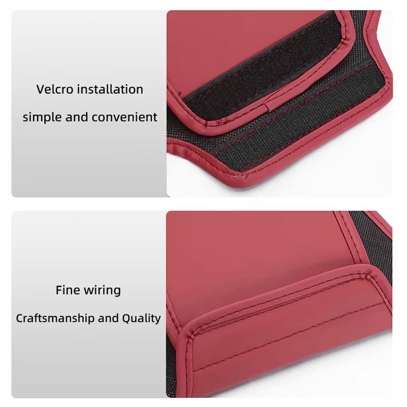DJSA5 2Pcs Car Seat Headrest Cover Anti-Dirty Elastic Protective Dust Cover stickers For BMW E36 F40 F10 E90 M F20 F30 E60 E39 E46 X7