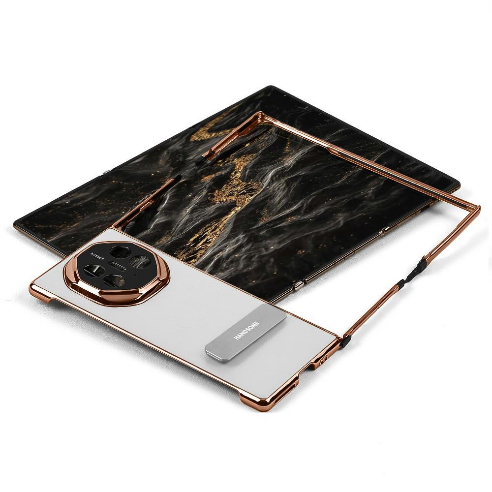 Для Huawei Mate XT Ultimate Чехол для телефона Подставка Кожа+ПК Мобильная крышка