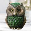 Adorable Owl Ornament Statue Decoration Landscape Miniature Fairy Garden Sculpture Birds