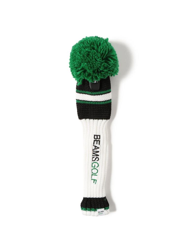 Beams Golf Футболка с коротким рукавом, вязаная, чехол для головы 2 (Фэрвэй Вуд) Зеленый - 81040135833