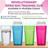 Self-Feeding Weaning Training Cup 360° Rim Flow-Control Toddler Training Cup  Meal Time