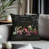 Fashion RRevivalistsable Cushion Cover Antidustmite Pillowcase Invisible Zipper Silky Short Plush Sofa Cushion Cover