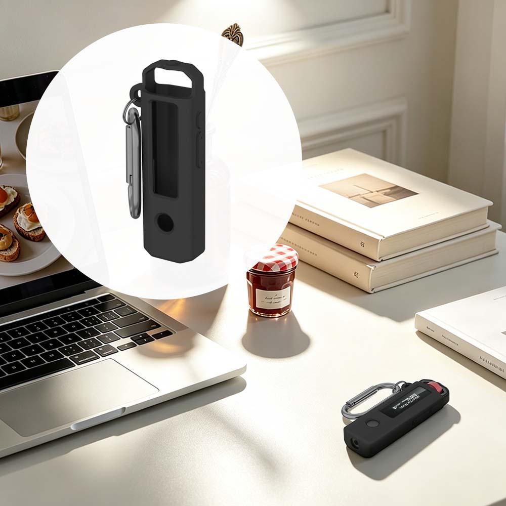 MP3 Case For Fiio SnowSky Echo Nano MP3 Player Silicone Case Dust Storage Solid Color Case Lightweight Shockproof Soft Case