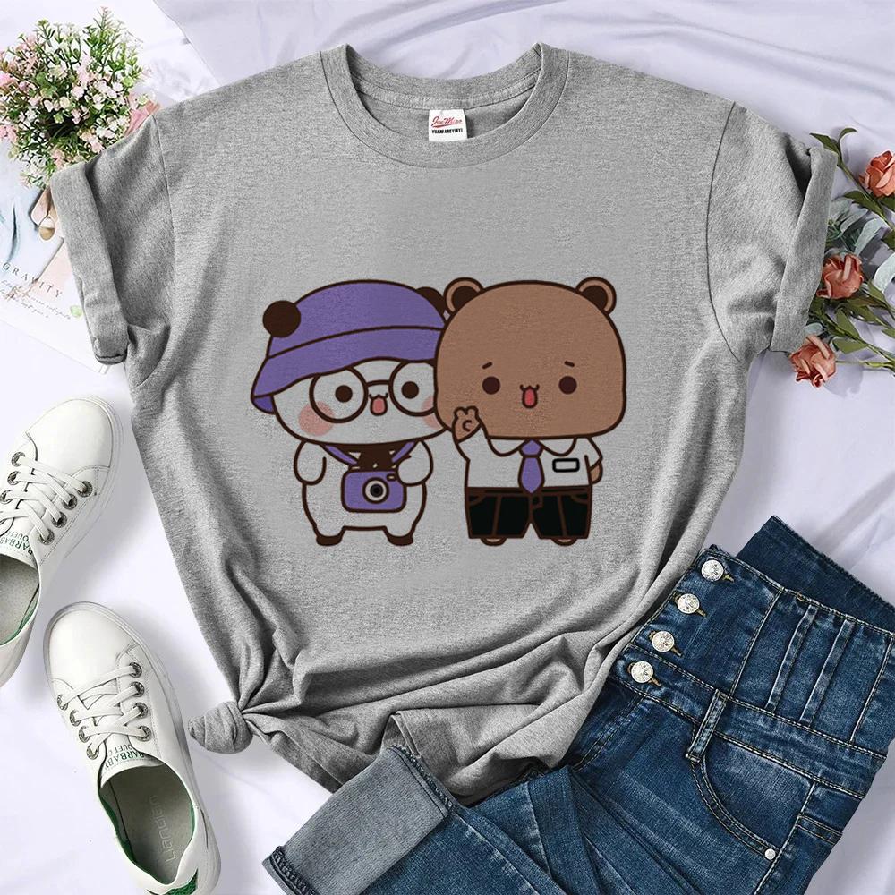 Футболка Bubu Dudu женская эстетичная крой 80-х cutecore графика корейская мода рубашка корейская мода готика манга