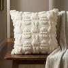 Cartoon Easter Rabbit Pillow Cover Soft Plush Detachable Throw Pillow Cover Washable Square Cushion Cover Couch Decor