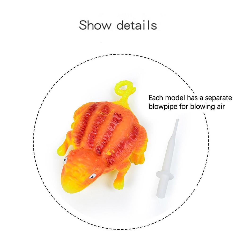 12 шт., мяч с динозаврами, детские забавные дующие надувные животные, динозавр, стресс