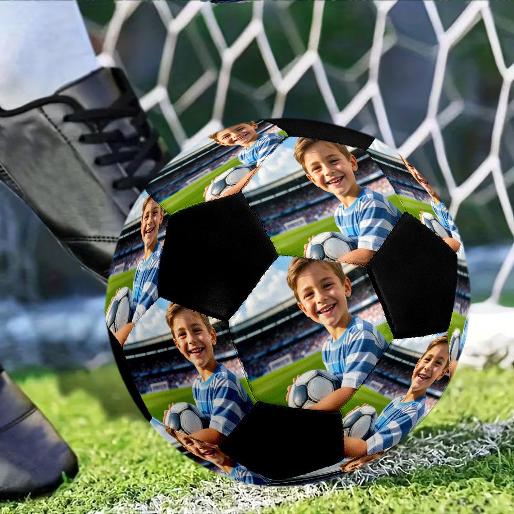 Soccer Enthusiast Stadium Personalized image Size 5 Soccer football Machine Sewn Indoor/Outdoor Training and Matches Perfect for Customized Gifts