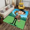 Cartoon Man with Teddy Bear suitable as a non-slip mat for the living room or bedroom sofa