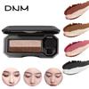 DNM Eyeshadow Elastic Peach Powder Earth Colour Small Sponge Brush Duo Lazy Eyeshadow