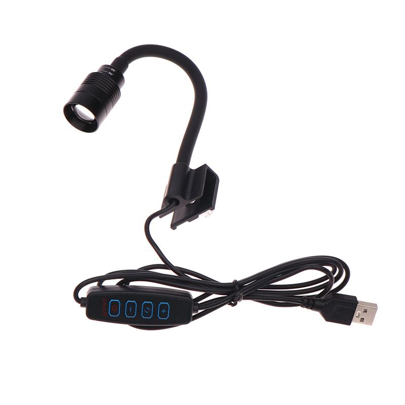 USB-светильник для аквариума, Освещение для растений, Светодиодный, Супертонкий, 3 Вт, Освещение для водных растений, Водонепроницаемый, С зажимом, Для аквариума