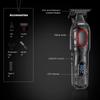 Парикмахерская Электрическая машинка для стрижки волос Новая Высококачественная ЖК-цифровой дисплей Металлический корпус Специальная мужская машинка для стрижки волос маслом Бесщеточный двигатель Долгий срок службы
