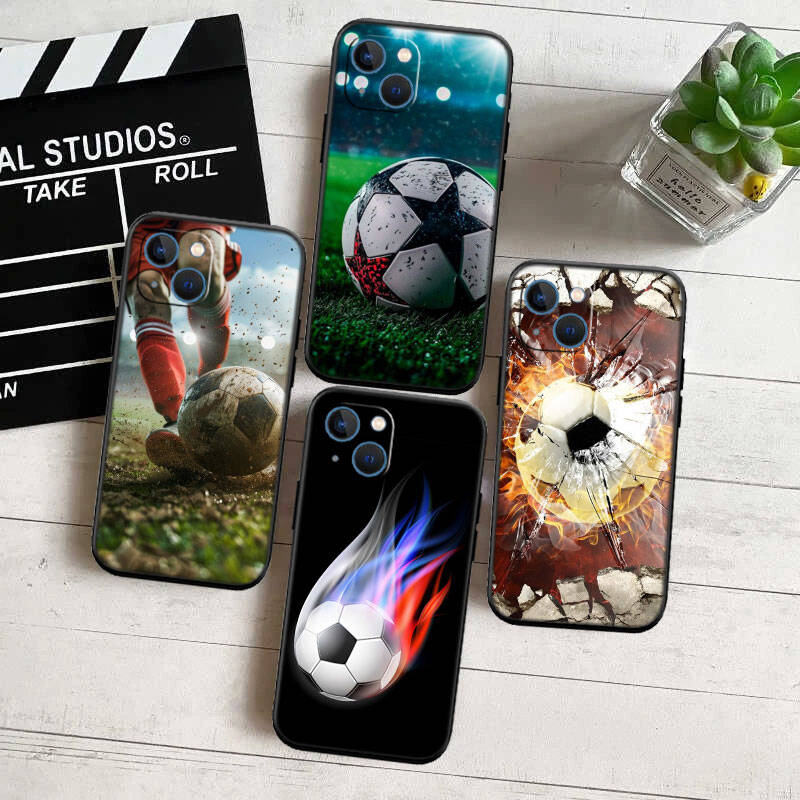 MH59 Чехол для телефона с футбольным мячом для iPhone 7 8 11 12 13 14 15 16 17 16E XS Pro Max XR X SE Air