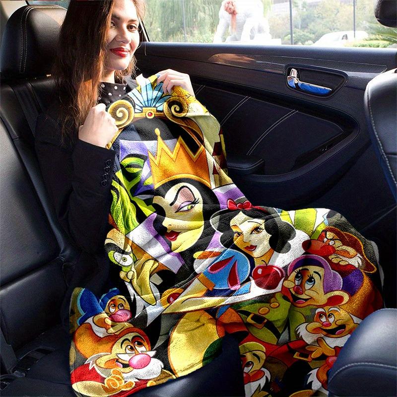 1pc, Snow White and the Seven Dwarfs Home Décor Blanket for Your Living Room, Bedroom, or Outdoor, Flannel Throw Blanket, Ideal as a Sofa Blanket