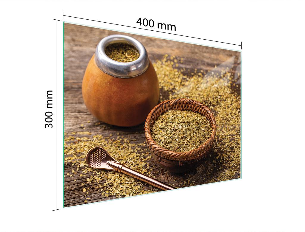 SZKLANA DESKA DO KROJENIA 40x30 YERBA