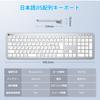 iClever Bluetooth Wireless Japanese Full 122h Long Pantograph Numeric Keypad OS Automatic Japanese Instruction Manual Compatible with Keyboard,