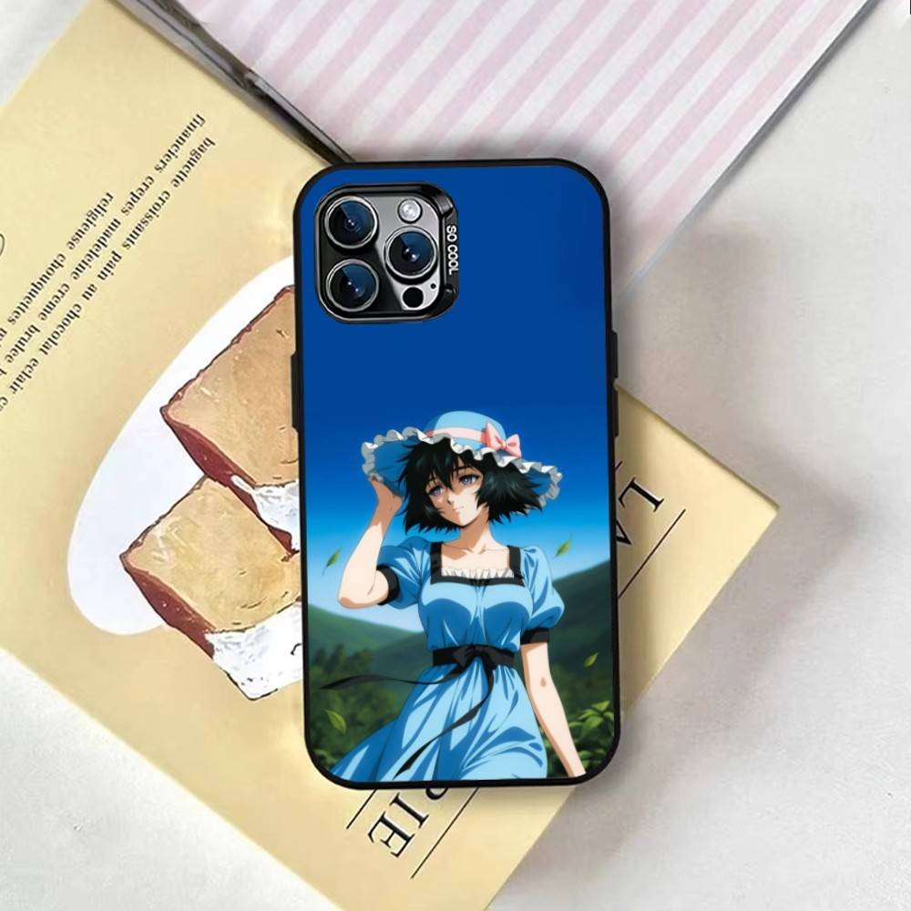 Штейнс;Чехол для телефона Gate Mayuri Shiina для iPhone 17,16,15,14,13,12,11 Plus,Pro Max,XS, Цветной Серебристо-Черный Чехол