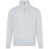 Mens Sophomore Heather Zip Neck Sweatshirt