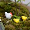 Lovely Fairy Garden Hen Chick Egg Henroost Resin Tiny Mini Miniature Figurine Decoration Ornament