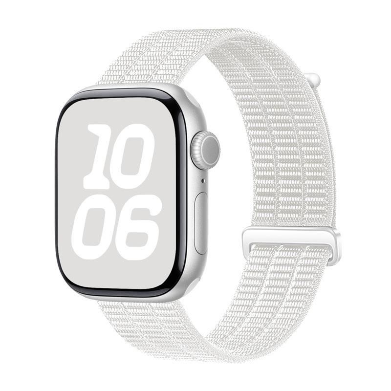Совместимый с Apple iWatch 11/10 Нейлоновый ремешок на липучке - Двухсекционный дизайн