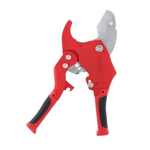 Takagi VPC-200 PVC Cutter for Cutting PVC Pipes In Plumbing, Electrical Work, DIY, and More. The V-shaped Angled Blade Cuts Smoothly and Prevents the