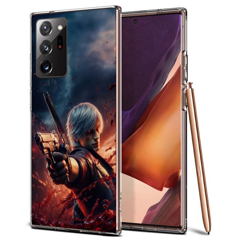 D-Devil May Cry DMC Phone Case for Samsung A55 A35 A25 A15 A07 A05S A16 A17 A26 A36 A37 A56 A57 Galaxy Note 20 10 A50S A71 A51 A