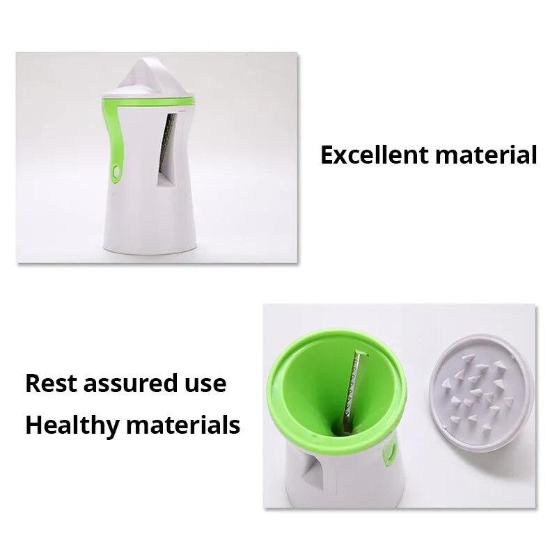1pc Heavy Duty Spiralizer Slicer Vegetable Spiral Slicer Cutter Zucchini Pasta Noodle Spaghetti Multifunctional Use