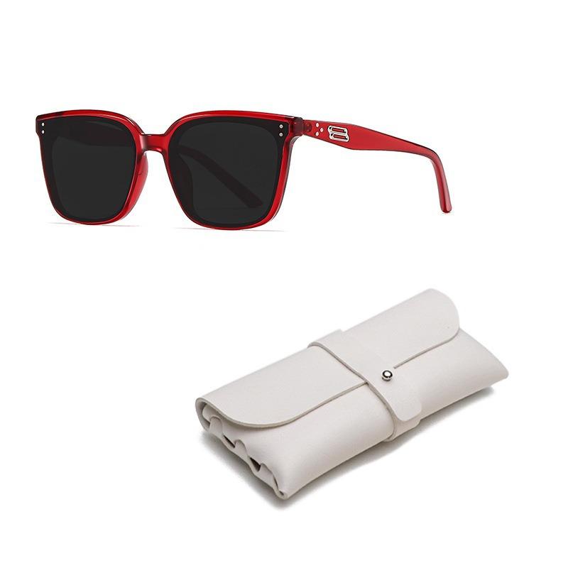 New fashion square sunglasses for women's high-end face small UV-proof sunglasses