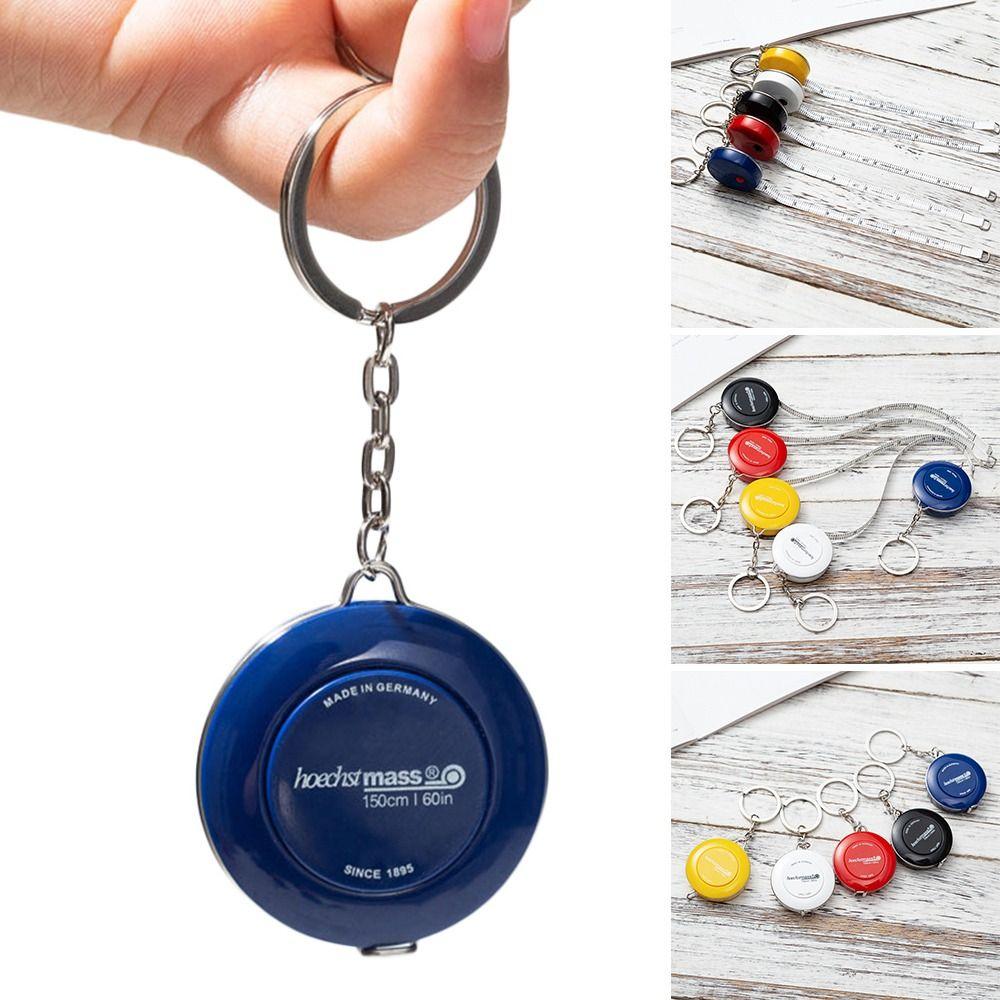 60 Inch Mini Tailor Keychain Tape Measure Centimeter Inch Roll Tape Measure Ruler Measuring Tool