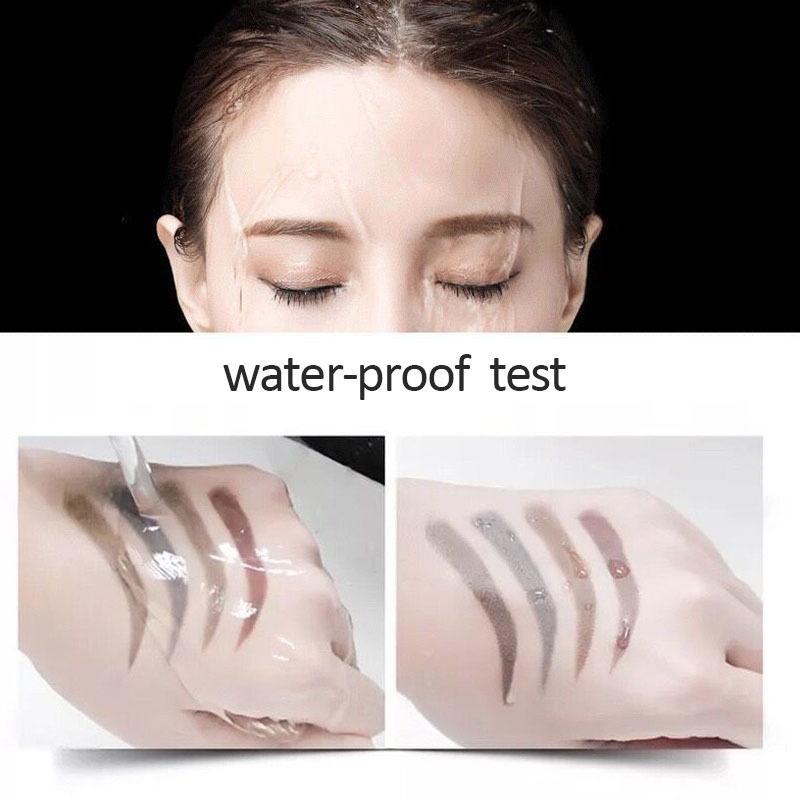 Microblading Карандаш для бровей Тинт 4 наконечника Жидкая ручка для татуировок для бровей 5 цветов Краска для макияжа Водонепроницаемая