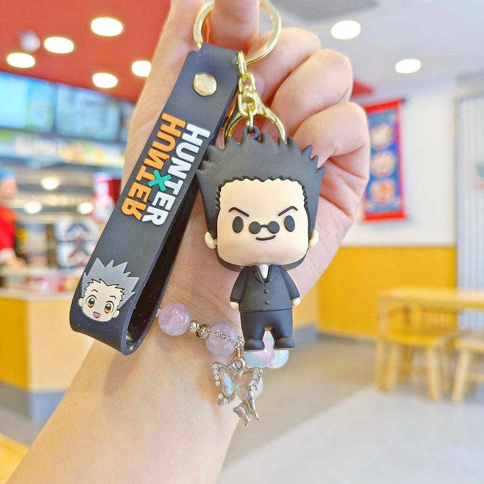 HUNTER X HUNTER Брелок-фигурка Аниме Мультфильм ГОН ФРИКССС Кукла Подвеска Брелок Держатель для ключей автомобиля Аксессуары Украшения Игрушка для детей Подарки