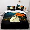 New 3D Print Halloween Boo Cartoon Bedding Set,Duvet Cover Bed Set Quilt Cover Pillowcase,King Queen Twin Size Boys Girls Adults