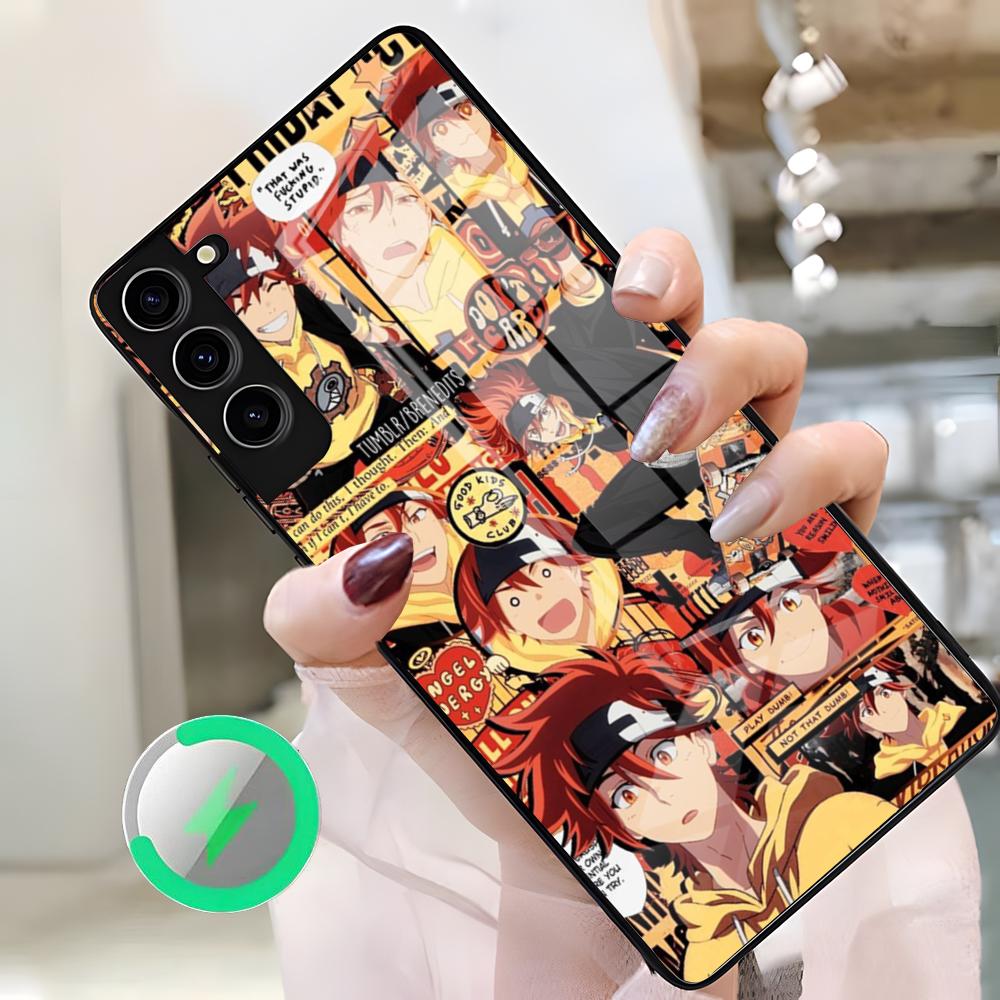 Крутой аниме-мальчик S-Sk8 The Infinity Чехол для телефона Samsung S26 Ultra S25 Edge S23 S22 S21 S20 Ultra Plus S24 Fe A25 Магнитное стекло