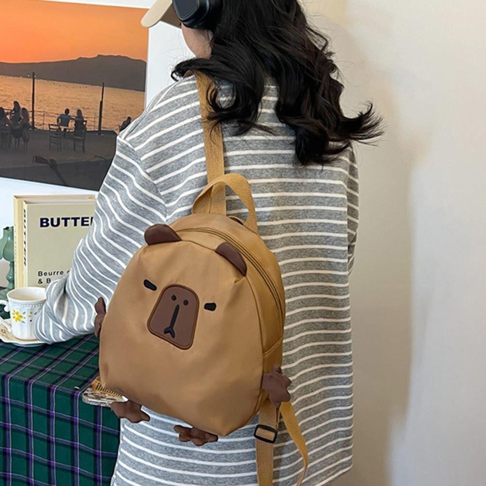 Рюкзак Capybara большой емкости, дорожный рюкзак, сумки для книг, повседневная школьная сумка