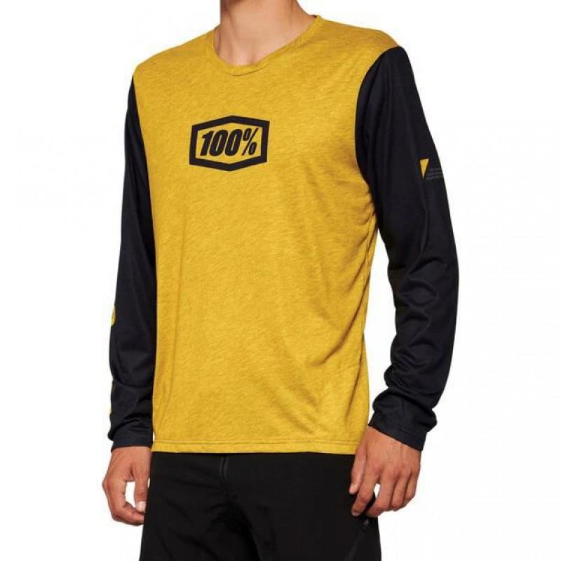 Mens Long Sleeve Quick-Dry Breathable Cycling Jersey Mountain Bike Motorbike Hiking Crew Neck Use