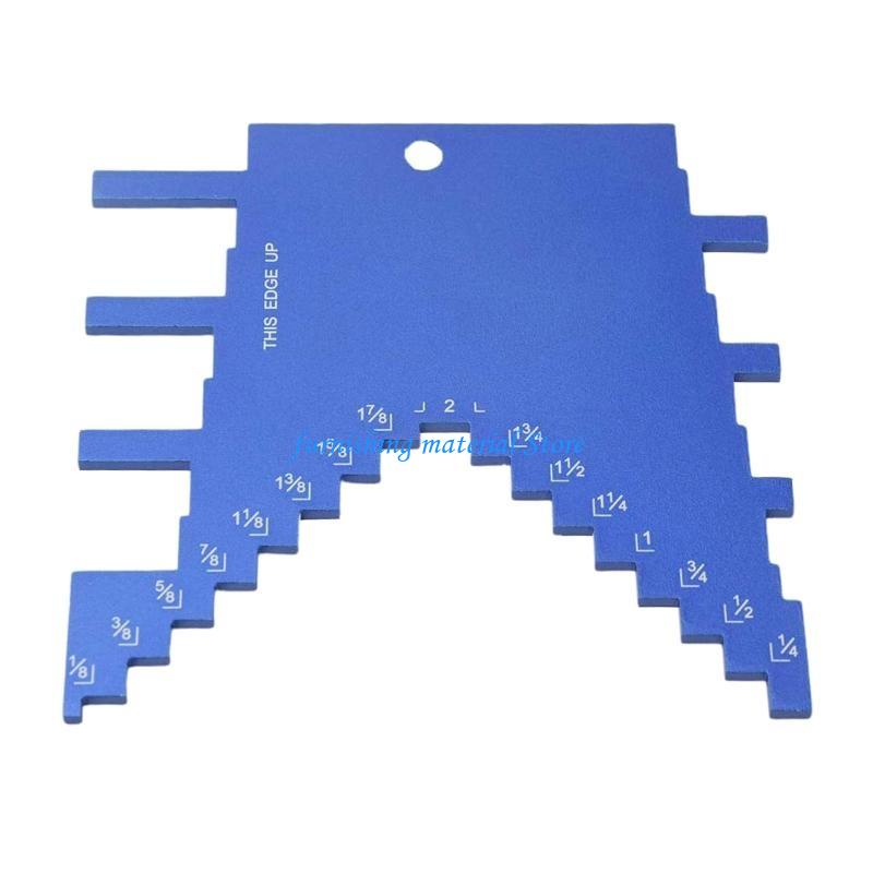 Y5GD Depth Gauge 2 In 1 Aluminium Alloy Step High Ruler Woodworking