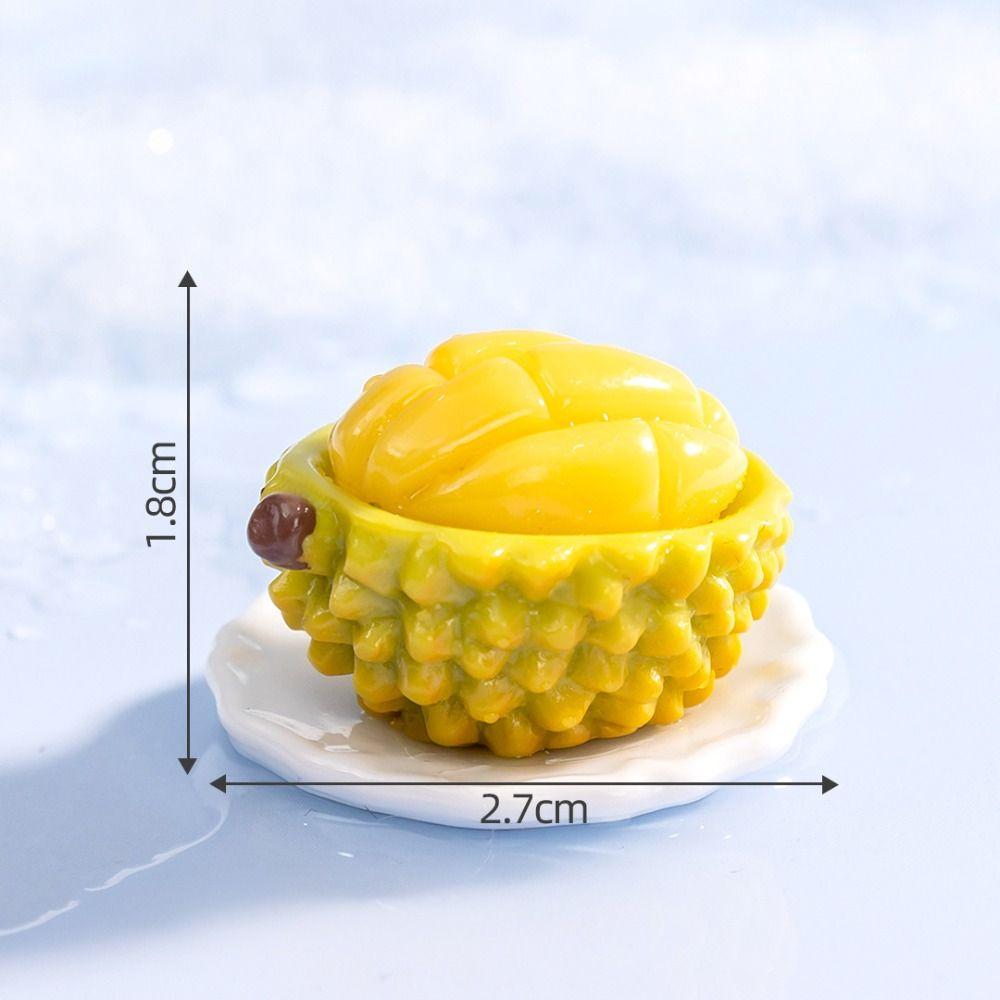 Cute Simulation Fruit Figurines 3D Mini Fruit Figurines Miniatures Handicrafts DIY Decorations Fake Fruits Window Display