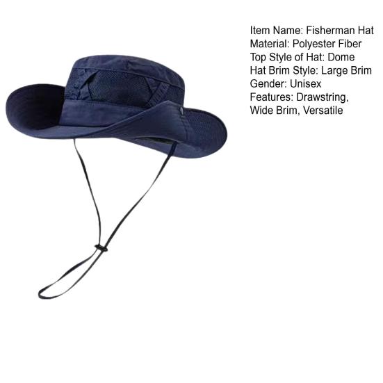 Рыбацкая шляпа регулируемый размер защита от ультрафиолета дышащий солнцезащитный козырек куполообразный бассейн шнуровка дизайн мужчины женщины открытый шляпа