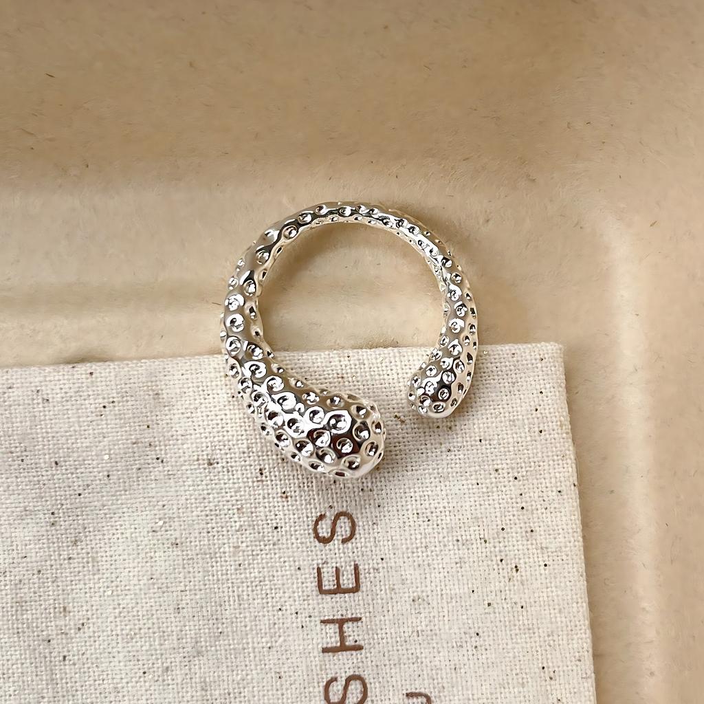 Sam Panda Кольца 925 пробы для женщин Простые Геометрические Ручной работы Неправильные Ретро Кольцо Золотой Циркон Аллергия Для Подарка на День Рождения