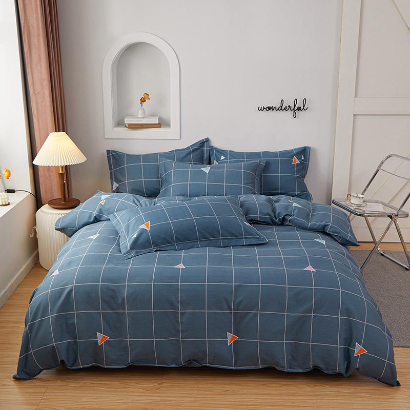 Комплект постельного белья с цветочным рисунком из 100% хлопка с узором в стиле сада, комплект постельного белья размера «queen size», пододеяльник с наволочками на все сезоны