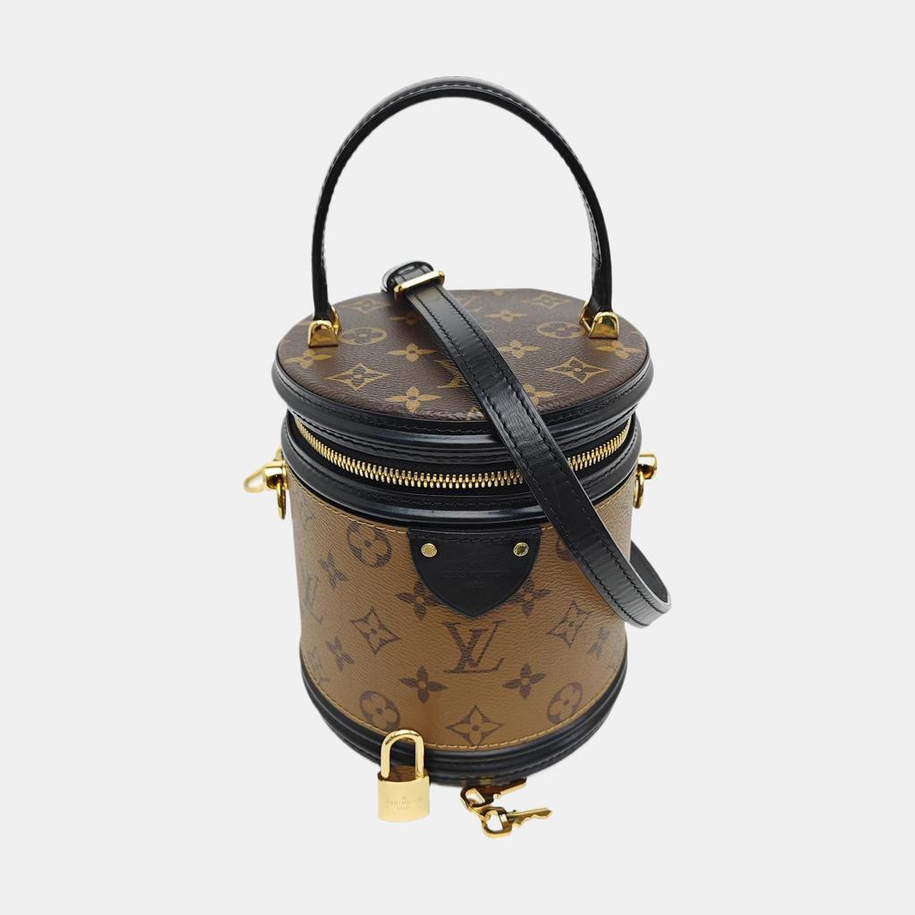 [Б/У] Louis Vuitton Cannes 'Коричневый холст Monogram Reverse' - Очень хорошее состояние #FF1V6A