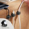 Cable Clips Organiser Cord Fixations Wire Arrangement Box Guiding Line Magnetic Clamp Adjustable Under-desk Clip Fixing. Storage