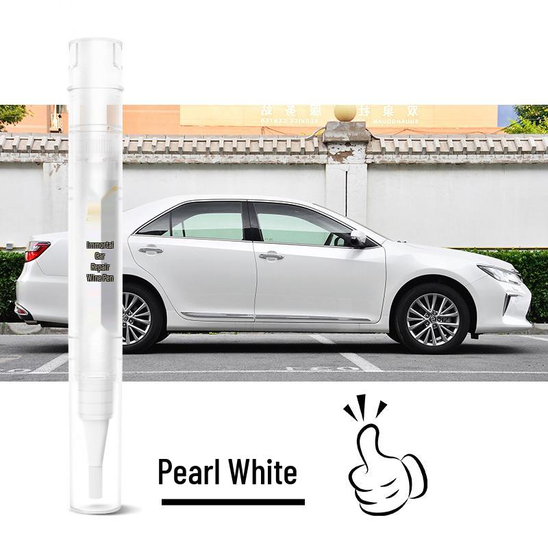 Маркер-подкраска Toyota для Highlander 8-го поколения, Camry, Corolla, Levin, RAV4 - Жемчужный и Черный/Белый