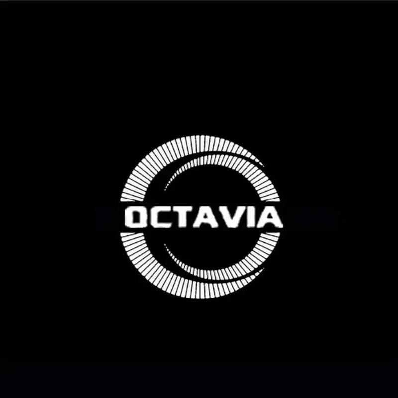 ZDVK6 Car Door LED HD Welcome Courtesy Shadow Projector Lamp Logo Light For Skoda VRS Octavia A5 MK2 Superb 2 MK2 3 MK3 3U 3V 3T 3V5