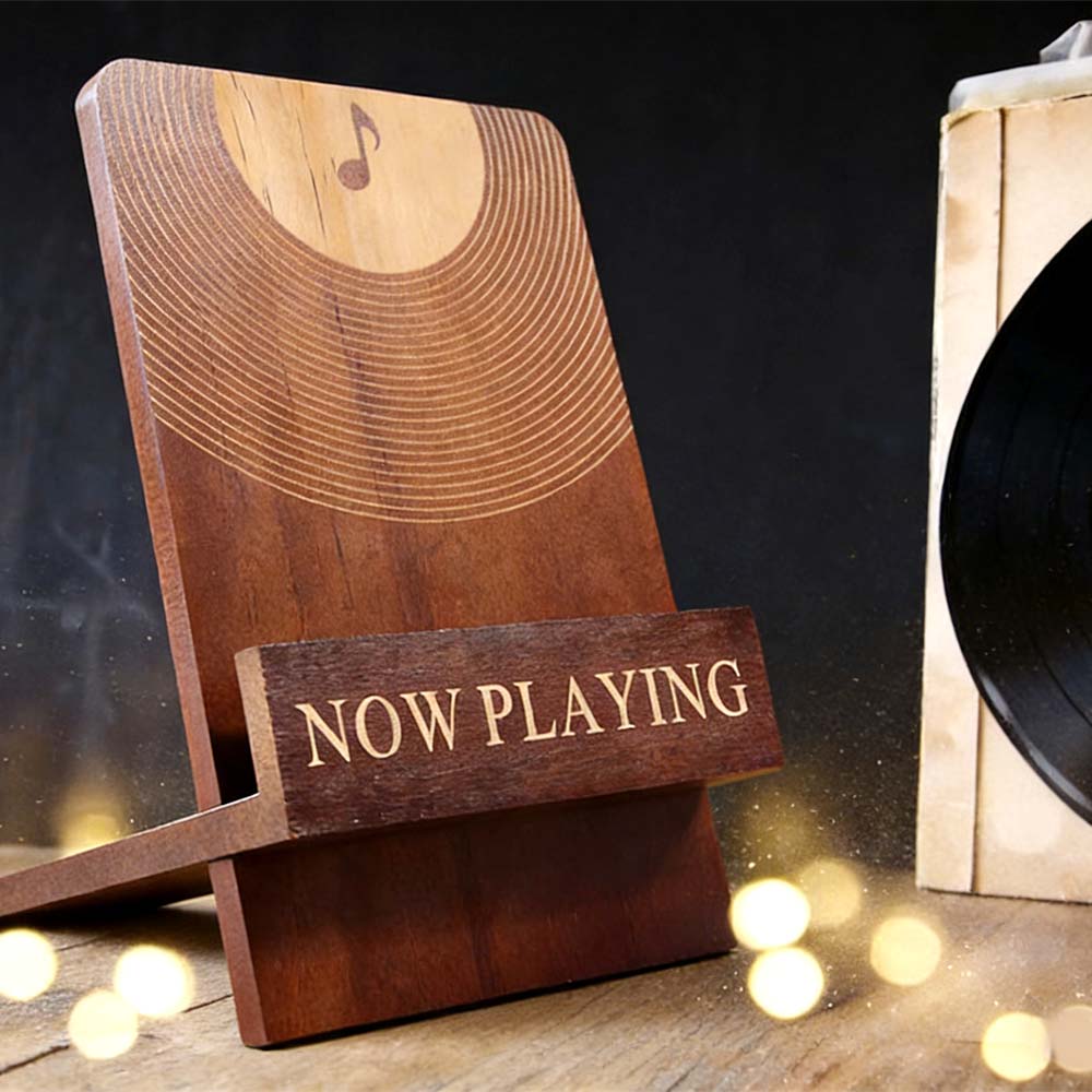 Large Capacity Vinyl Record Holder Handmade Wooden Record Display Stand CD Storage Rack Table